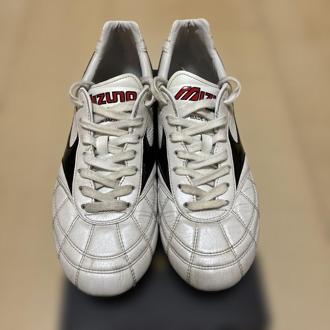 【N☆☆専用】ミズノ　モレリア2JAPAN クロスステッチ　白　ホワイト