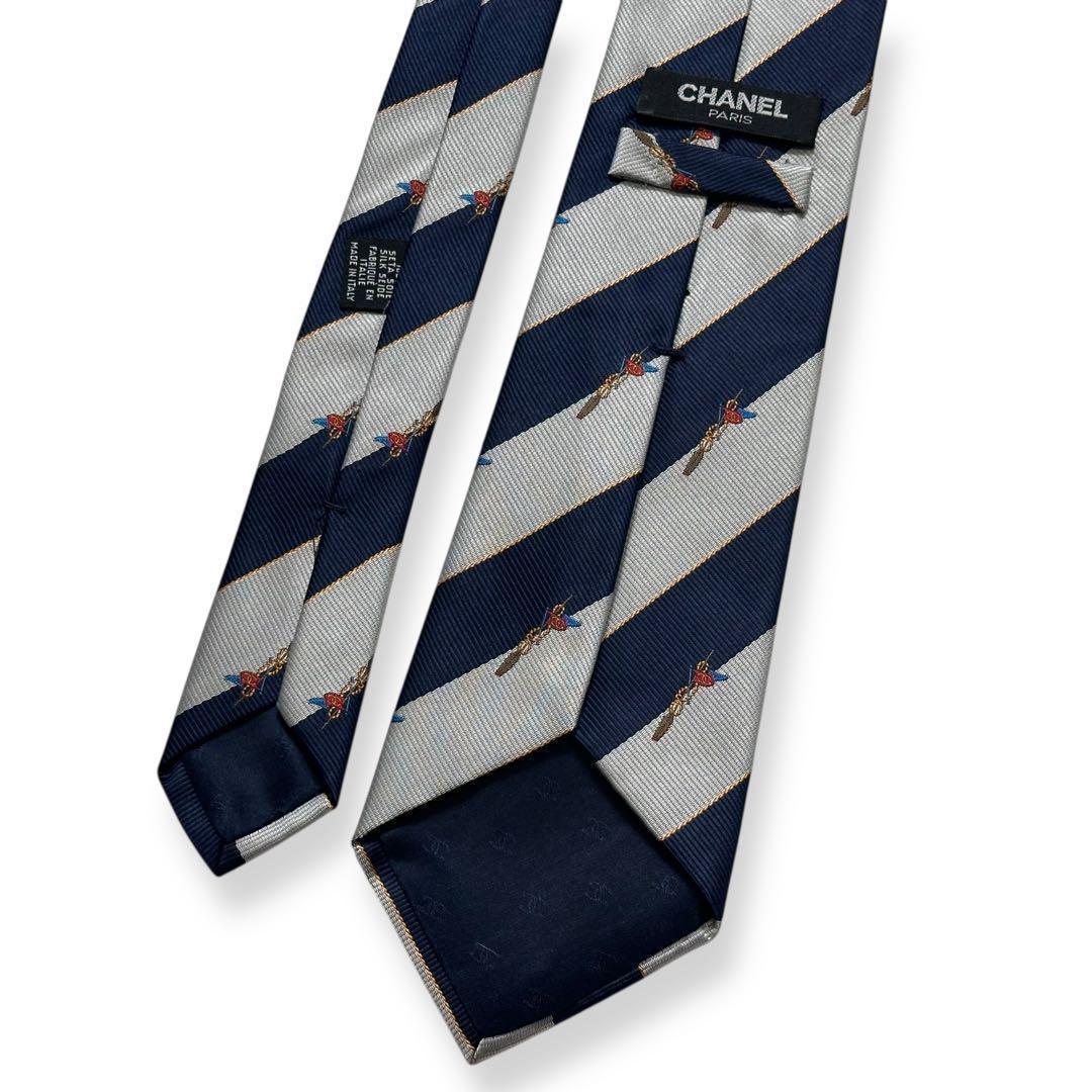 美品✨CHANEL ネクタイ　シャネル ココマーク　ジャガード　おしゃれ