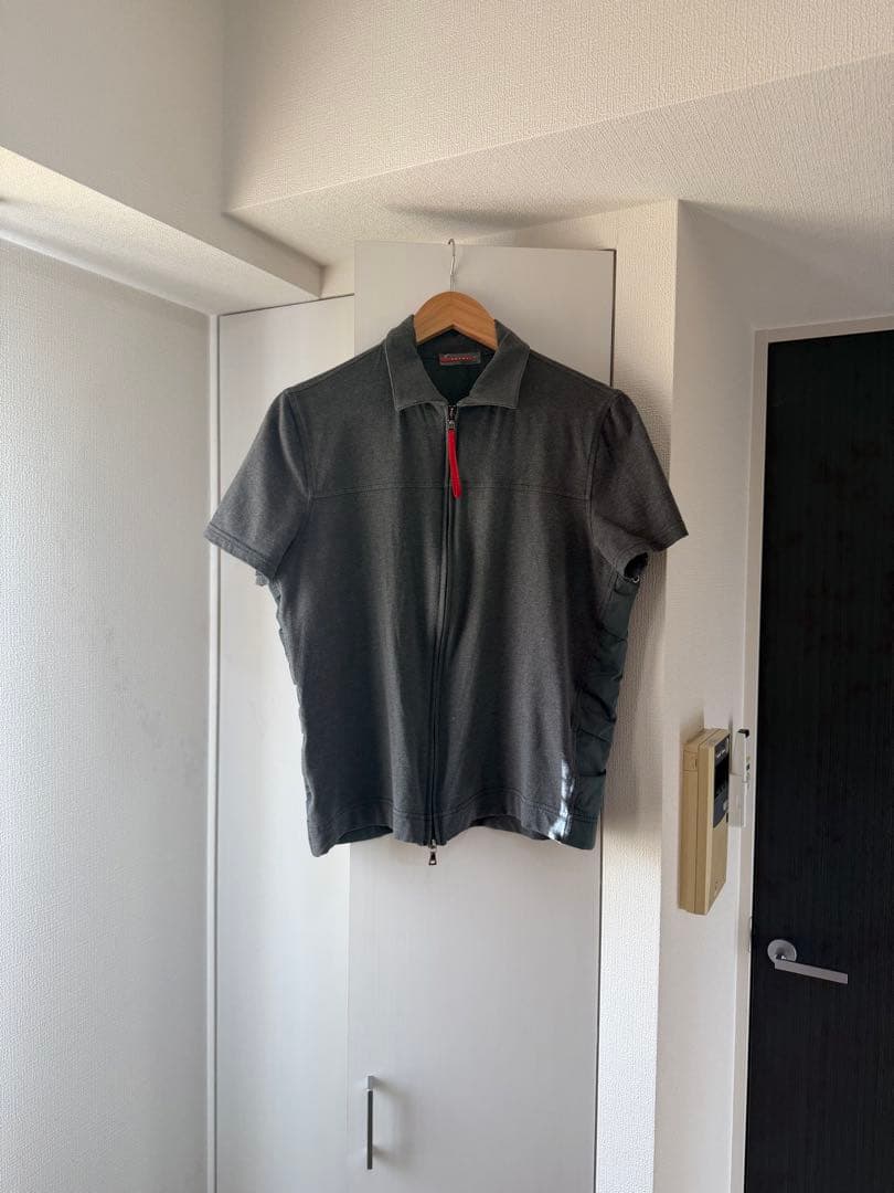 PRADA PRADA SPORT 半袖ジップアップポロ