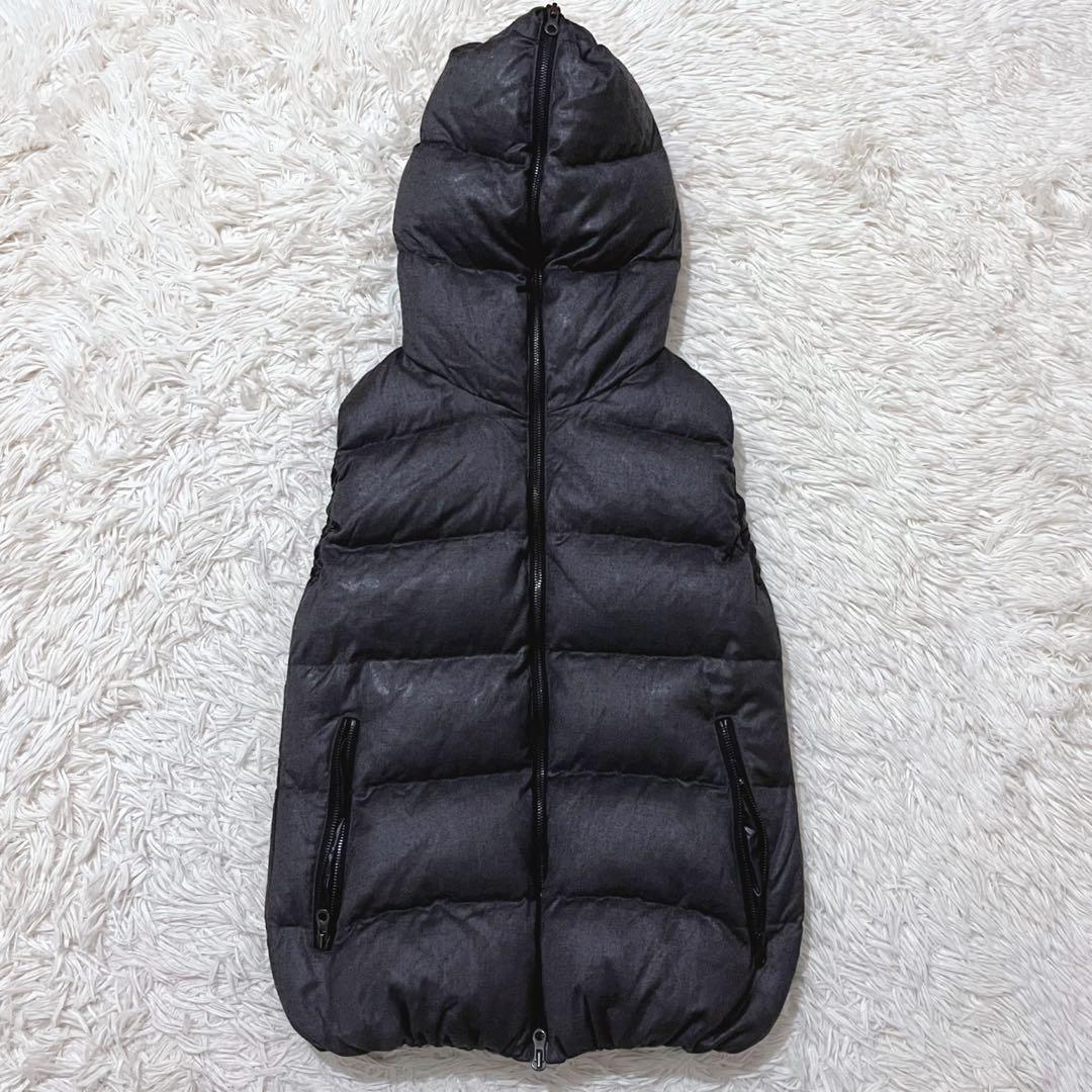 ✨美品✨デュベティカ　ダウンベスト　チェルッティ　カシミヤ　グレー　38