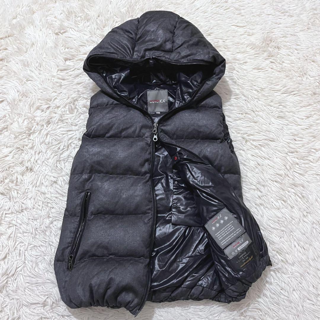 ✨美品✨デュベティカ　ダウンベスト　チェルッティ　カシミヤ　グレー　38