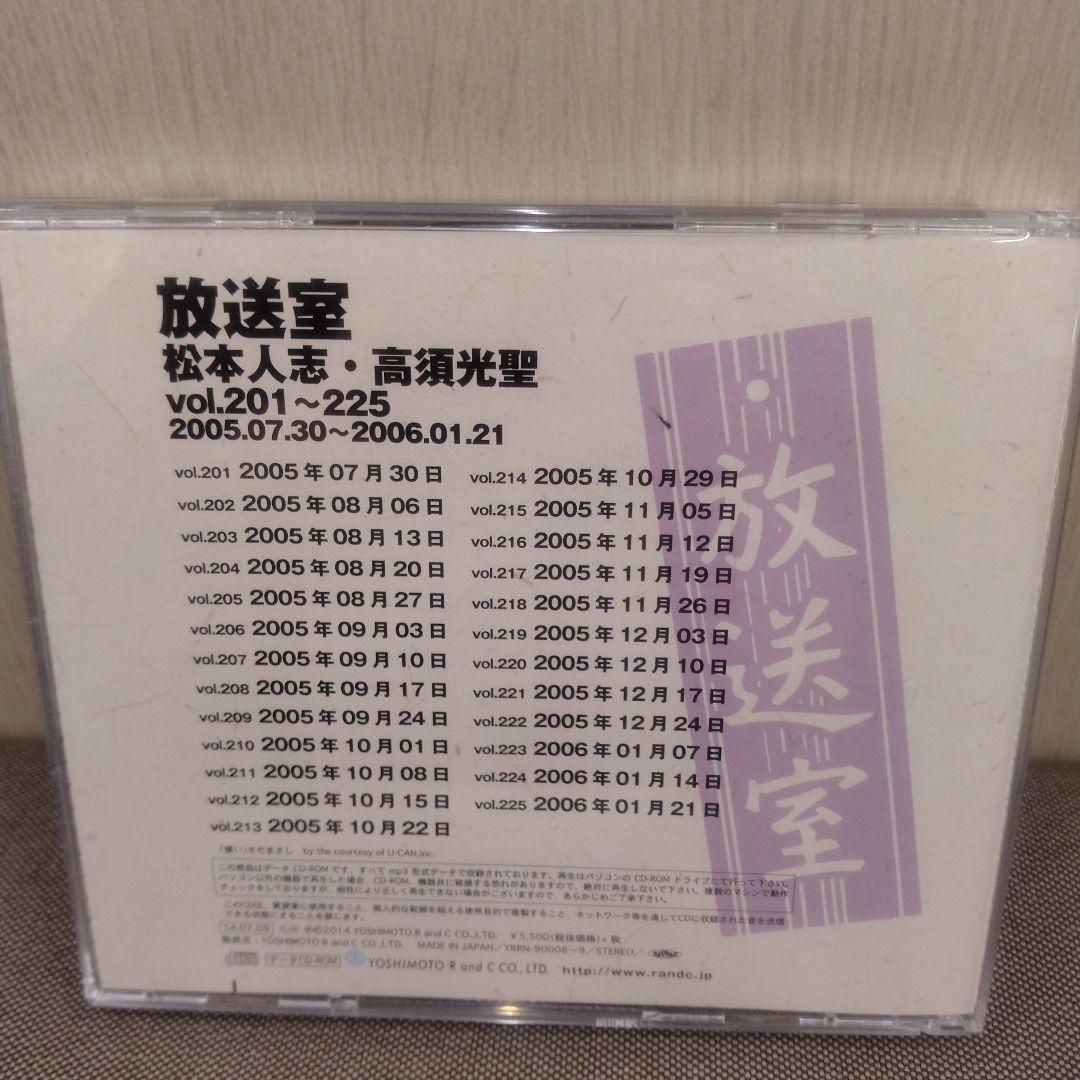 放送室 松本人志 CD-ROM 2枚セット