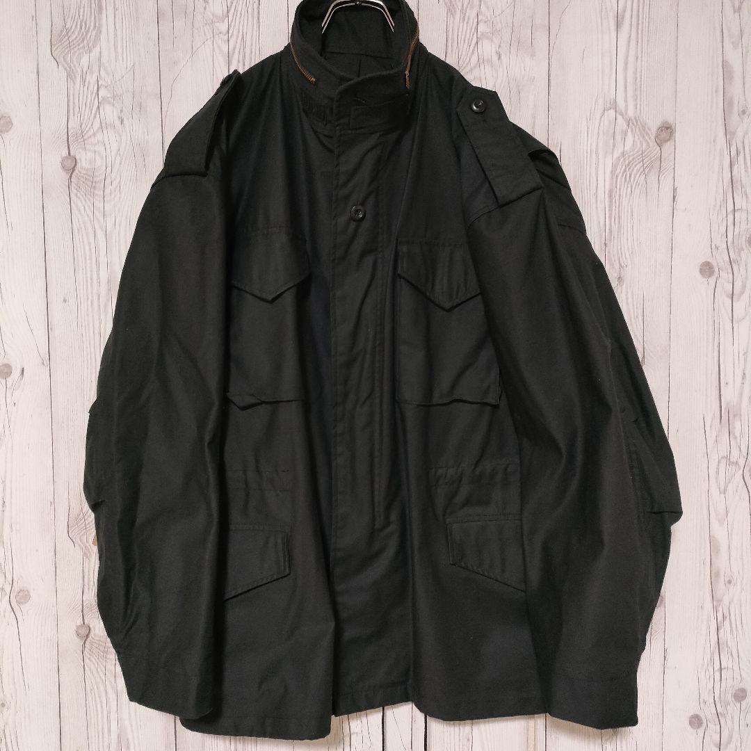 アルファ社 M-65 フィールドジャケット ミリタリー 黒 ブラック XL 美品