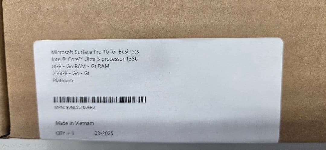 【新品開封未⠀】マイクロソフト Surface Pro 10