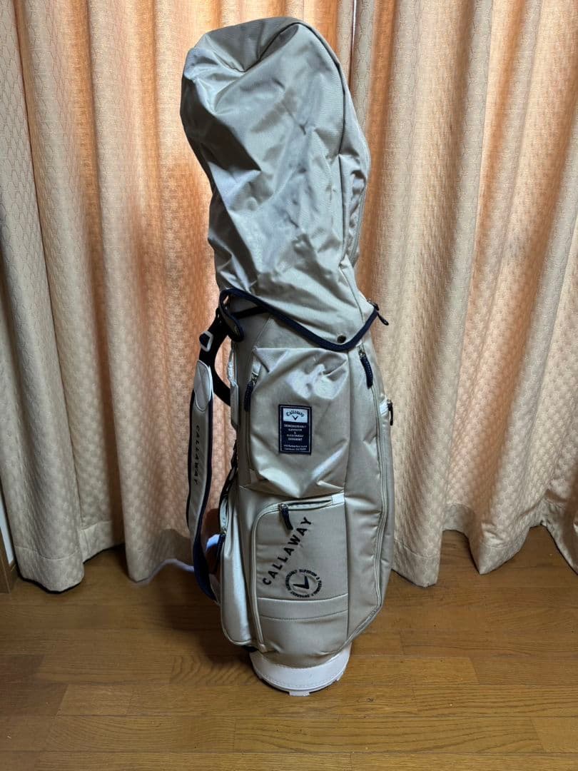 CALLAWAY キャディバッグ ベージュ フード付き