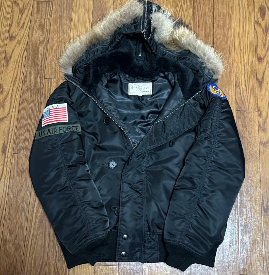AVIREX N2B flight jacket black 最終値下げ