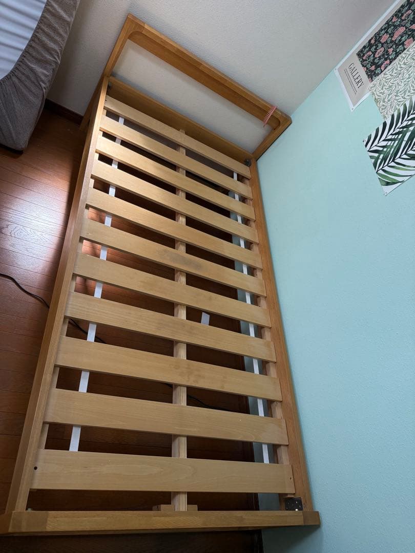 木製シングルベッドフレーム ACTUS 2台