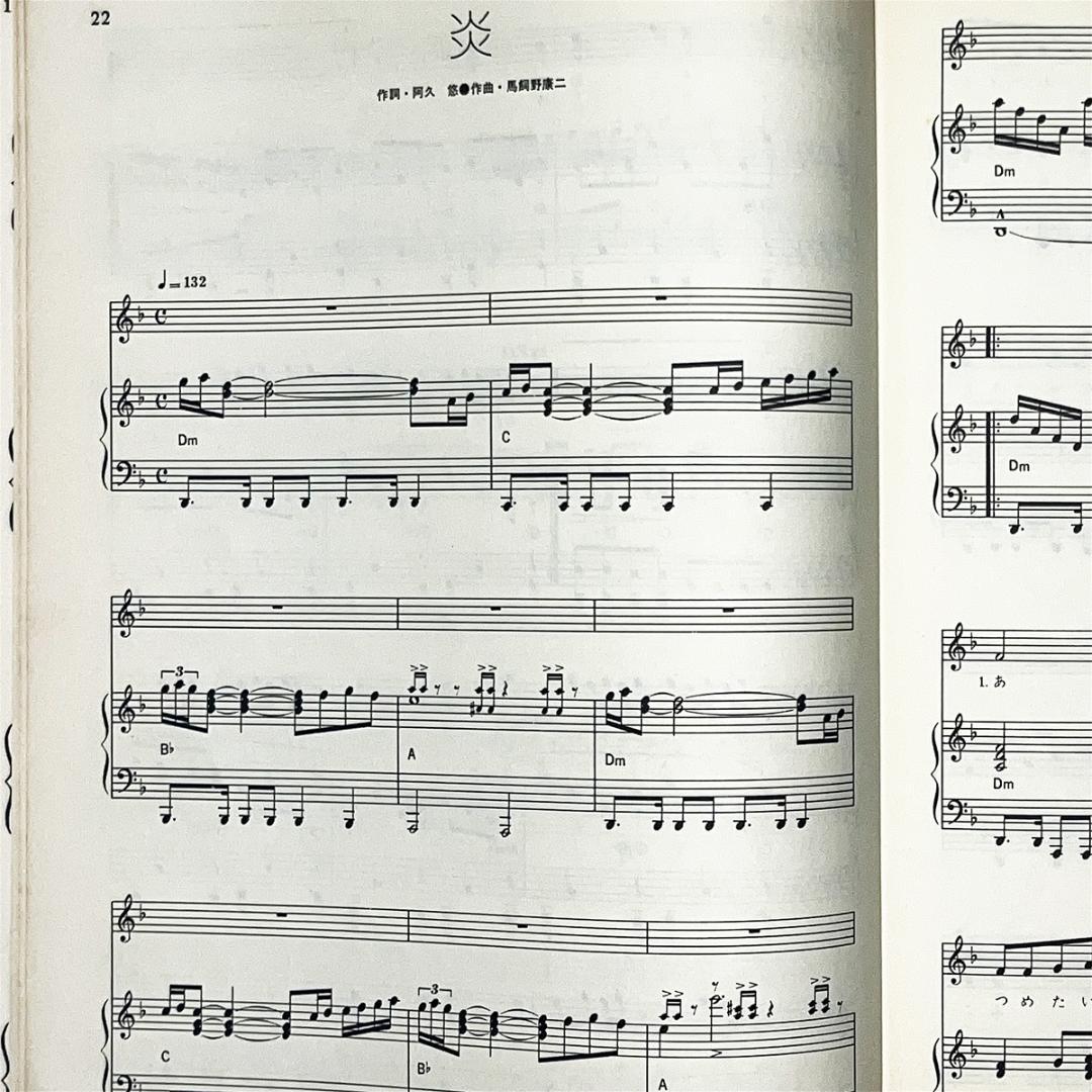 楽譜【西城秀樹｜ビッグステージ・4】ピアノ弾き語り