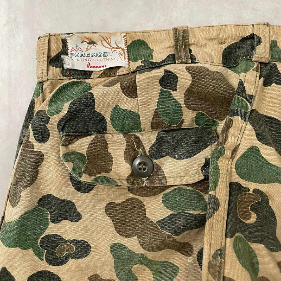 60s 70s Foremost ダックハンターカモ　パンツ