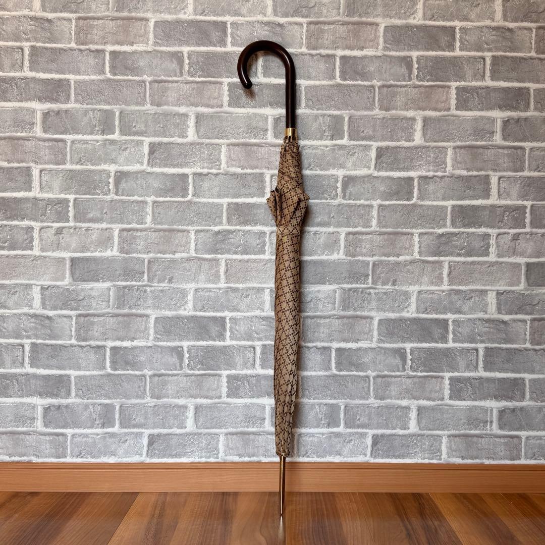 美品 GUCCI グッチ ディアマンテ 総柄 長傘