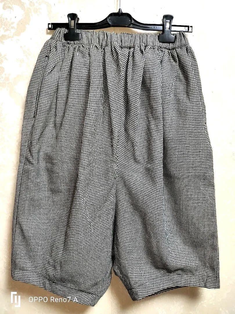 BLACKCOMMEdesGARCONS 千鳥格子柄　かぼちゃパンツ