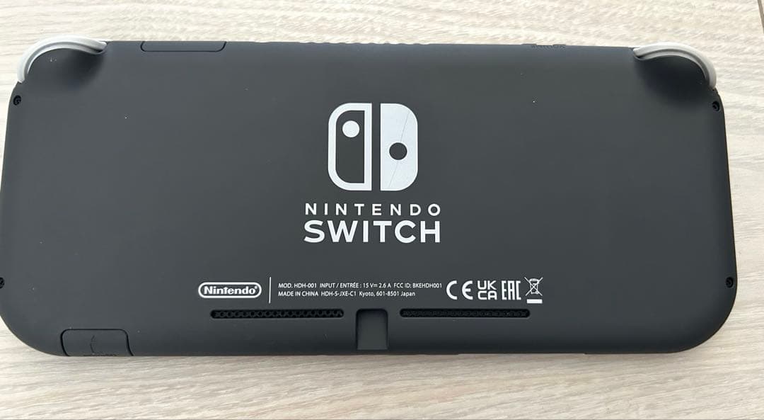 【美品】Nintendo Switch Lite グレー 充電器MSDカード付