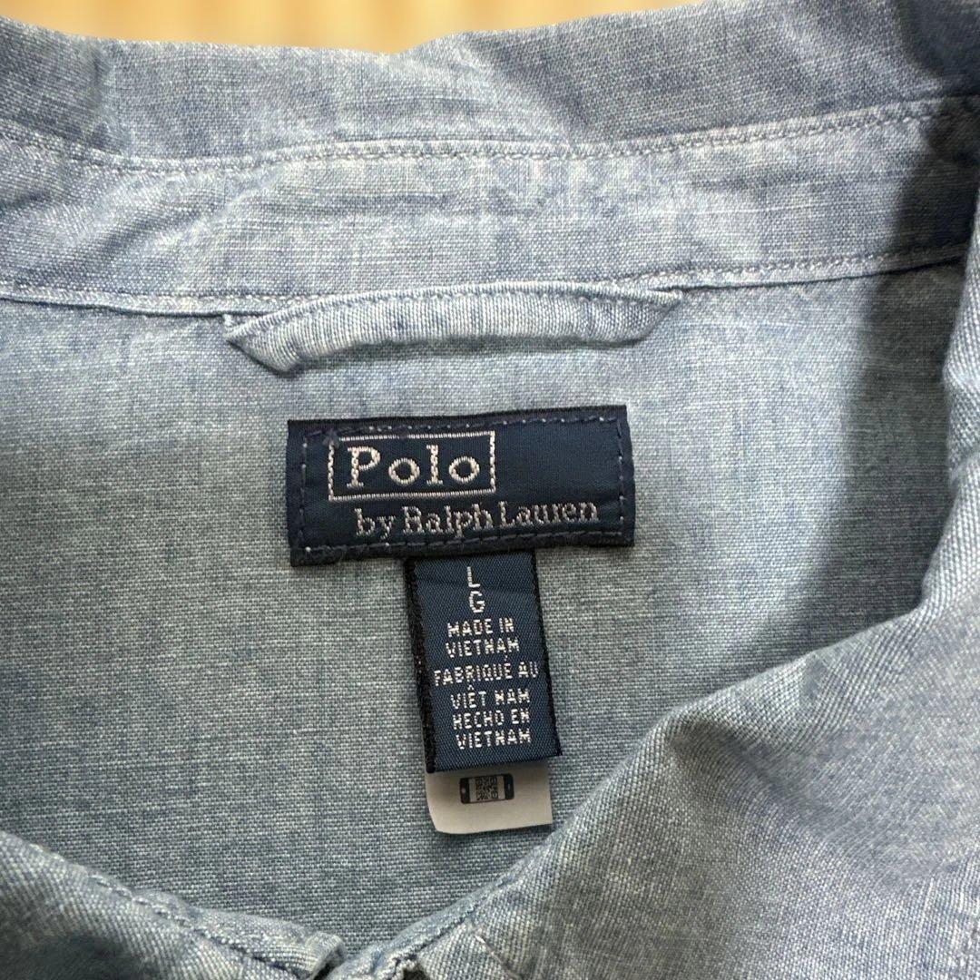 ラルフローレンデニムスイングトップ ライトブルー　　サイズ　L