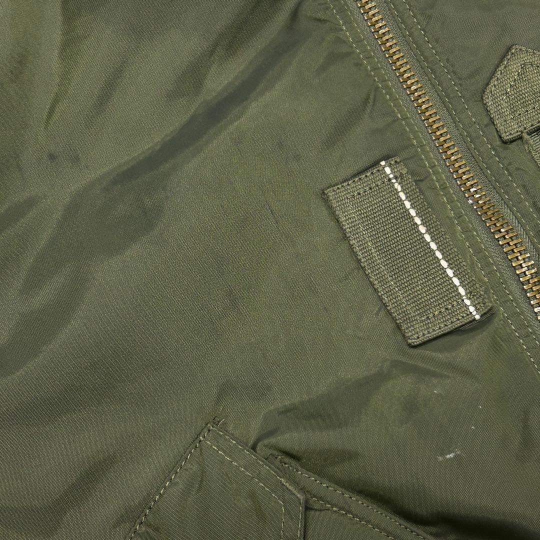 ★ALPHA INDUSTRIES MA-1 フライトジャケット L オリーブ