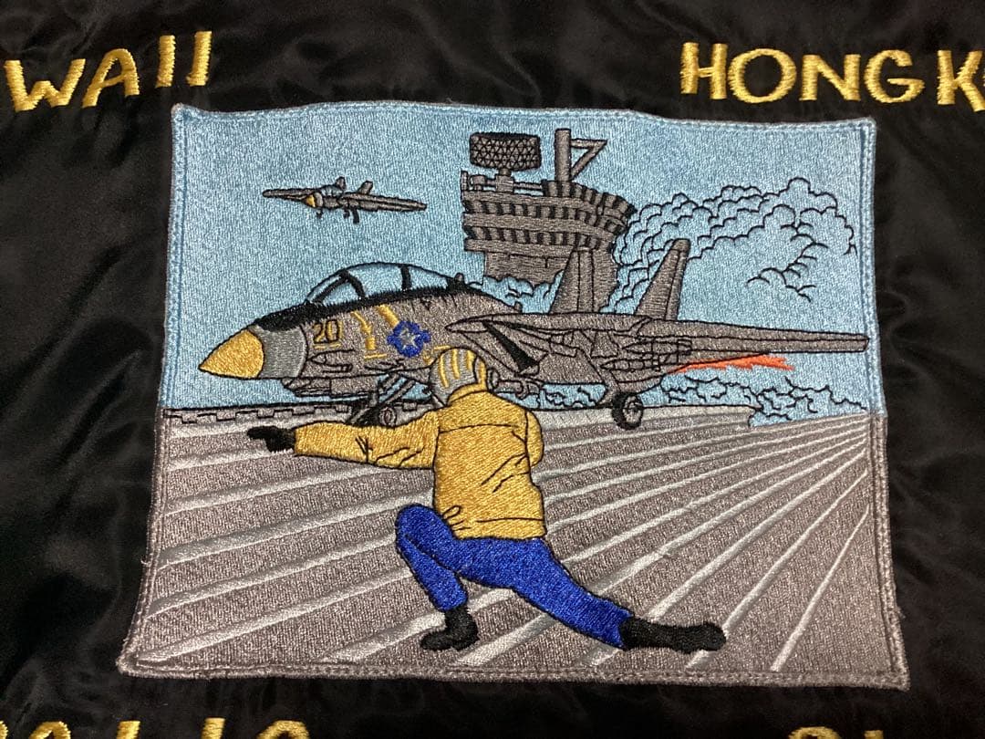 ツアージャケット スーベニアジャケット スカジャン ワッペン フライトジャケット