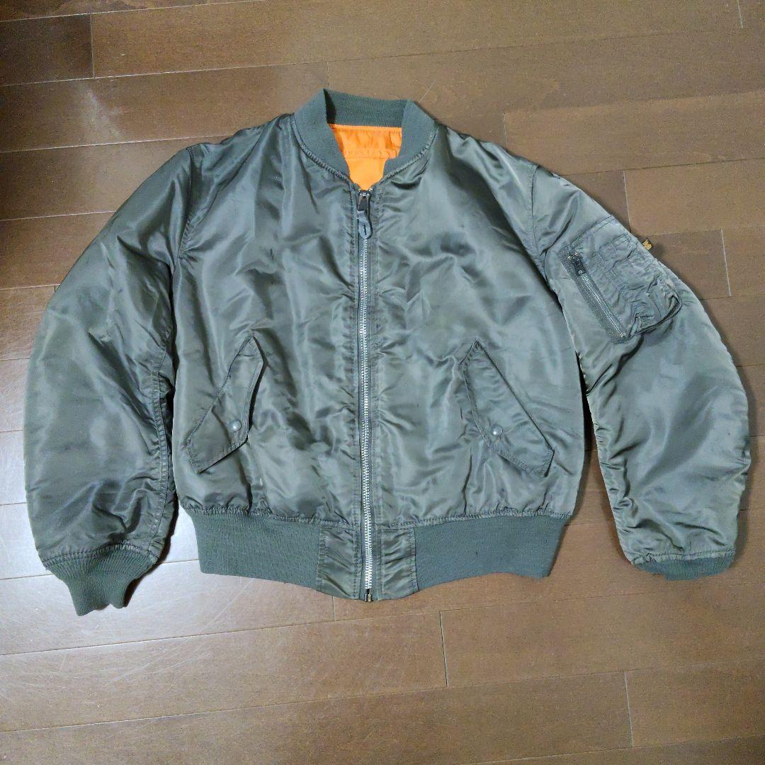 80s ALPHA INDUSTRIES MA-1 usa製
