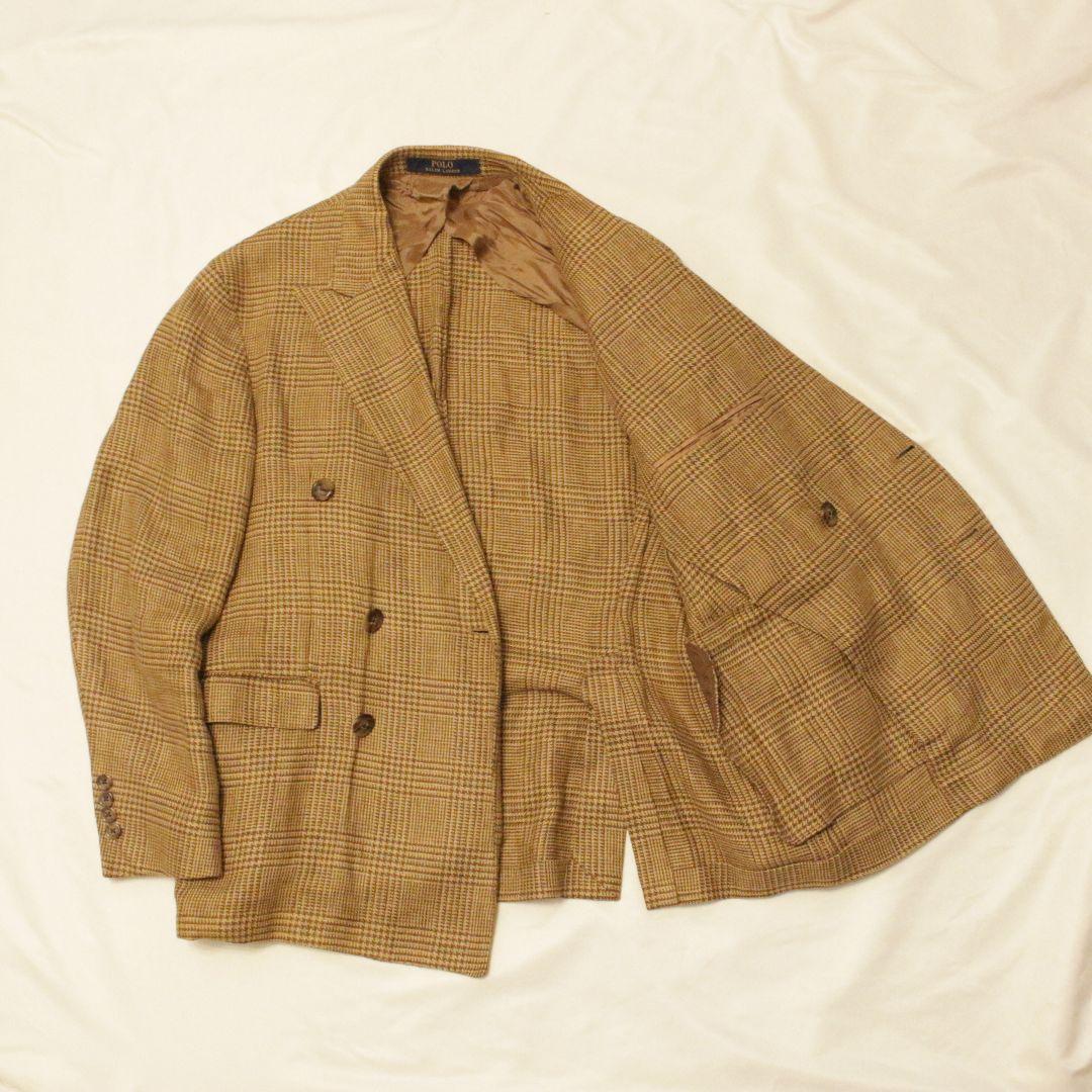 Polo Ralph Lauren チェック柄 ダブルブレスト 40S