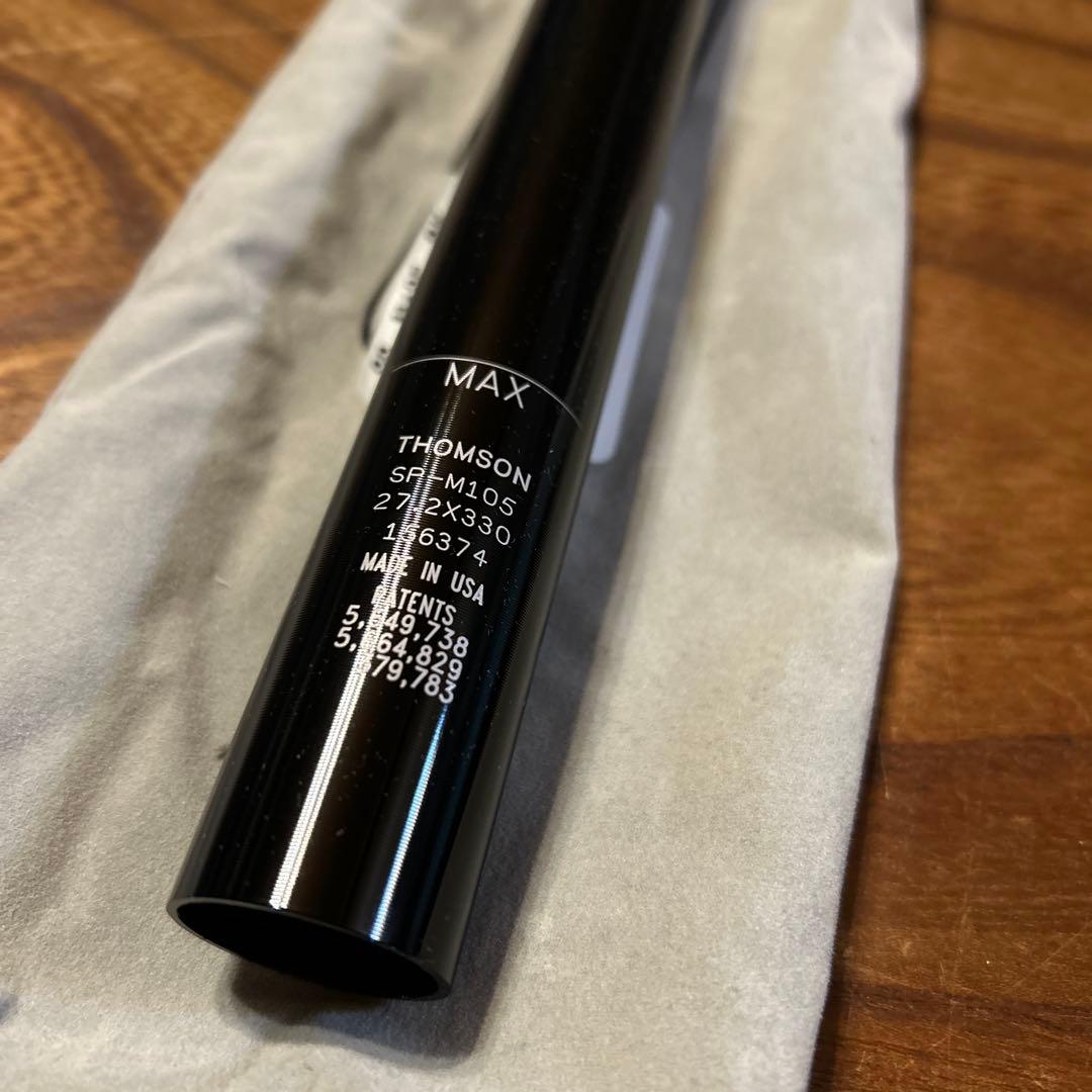 新品THOMSON シートポスト　Masterpiece 27.2 x 330