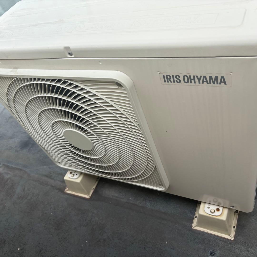 【R様】　アイリスオーヤマ　エアコン　美品　2024年製　6畳　室外機込み