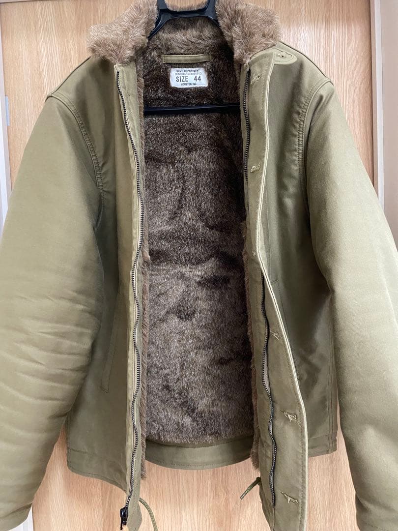 【美品】HOUSTON INC ミリタリージャケット サイズ44