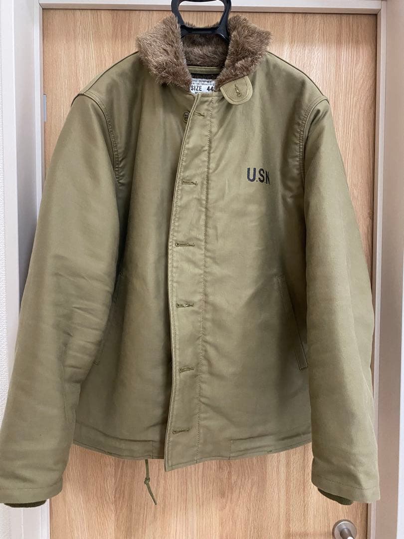 【美品】HOUSTON INC ミリタリージャケット サイズ44