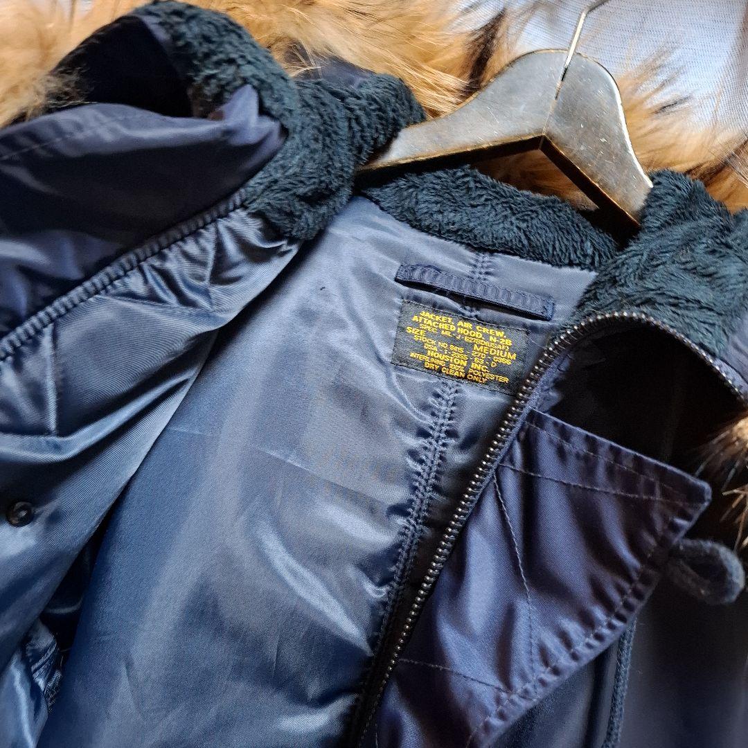 【HOUSTON】Ｎ－２Ｂ　Mサイズ　ヒューストン　ジャケット　ネイビー