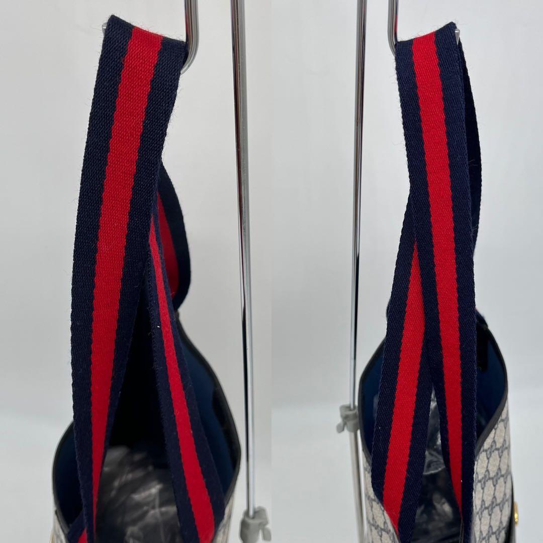 グッチ トートバッグ 肩掛け GG柄 インターロッキング シェリーライン PVC