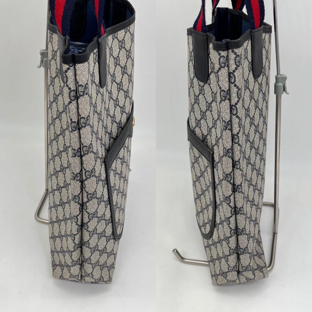 グッチ トートバッグ 肩掛け GG柄 インターロッキング シェリーライン PVC