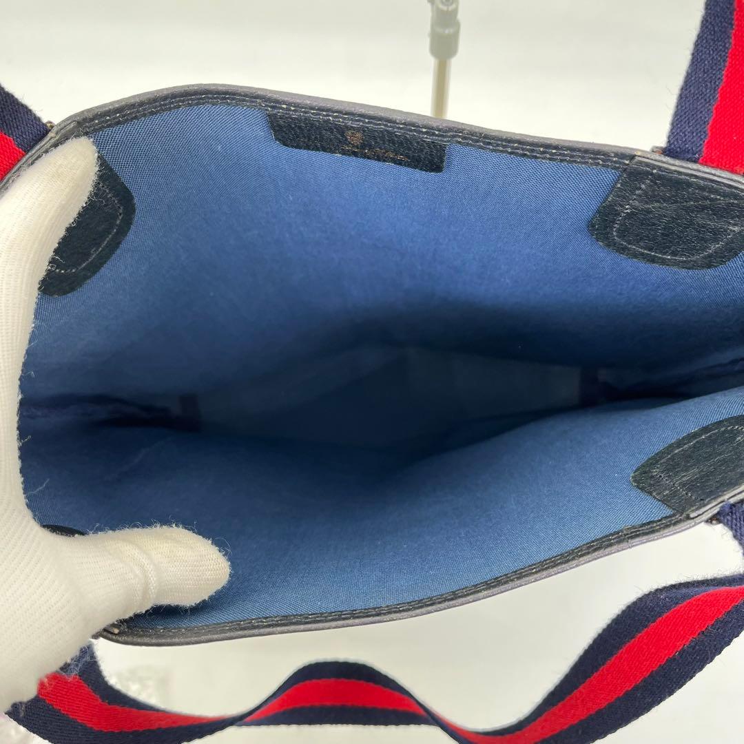 グッチ トートバッグ 肩掛け GG柄 インターロッキング シェリーライン PVC