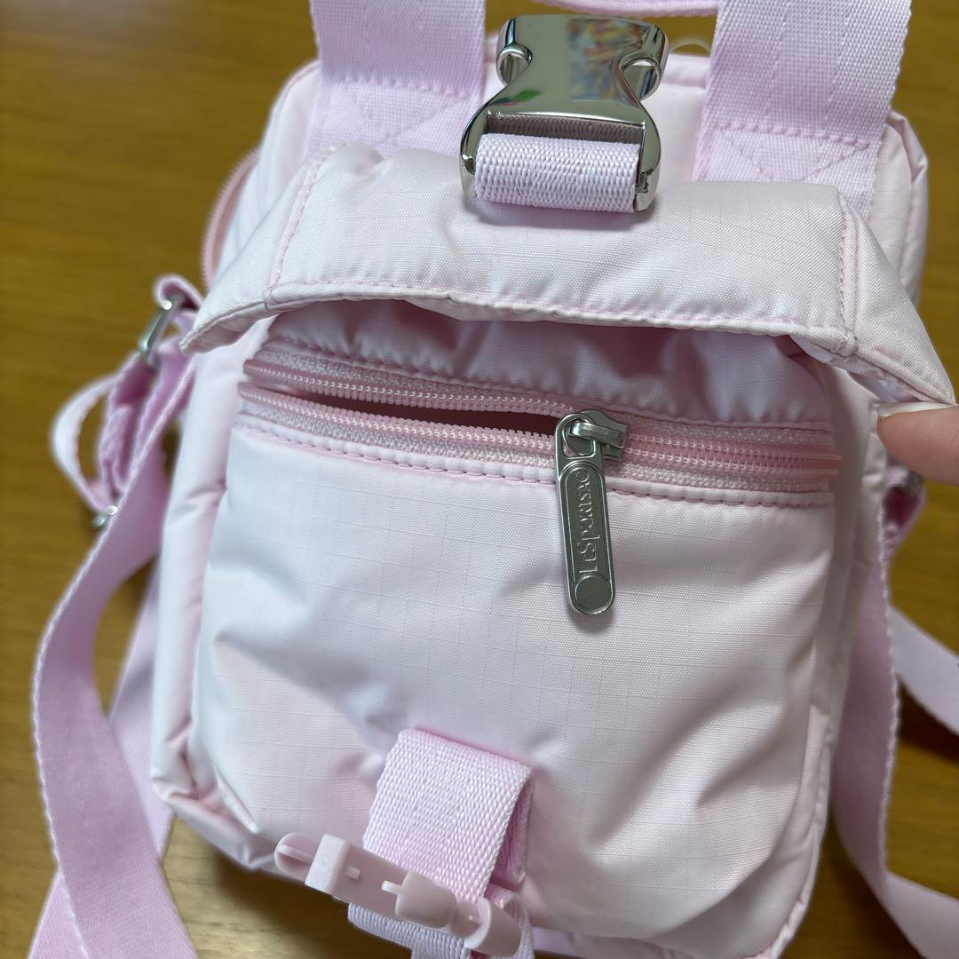 レスポートサック 神崎恵さんコラボ パフィミニバッグ ピンク ショルダーバッグ