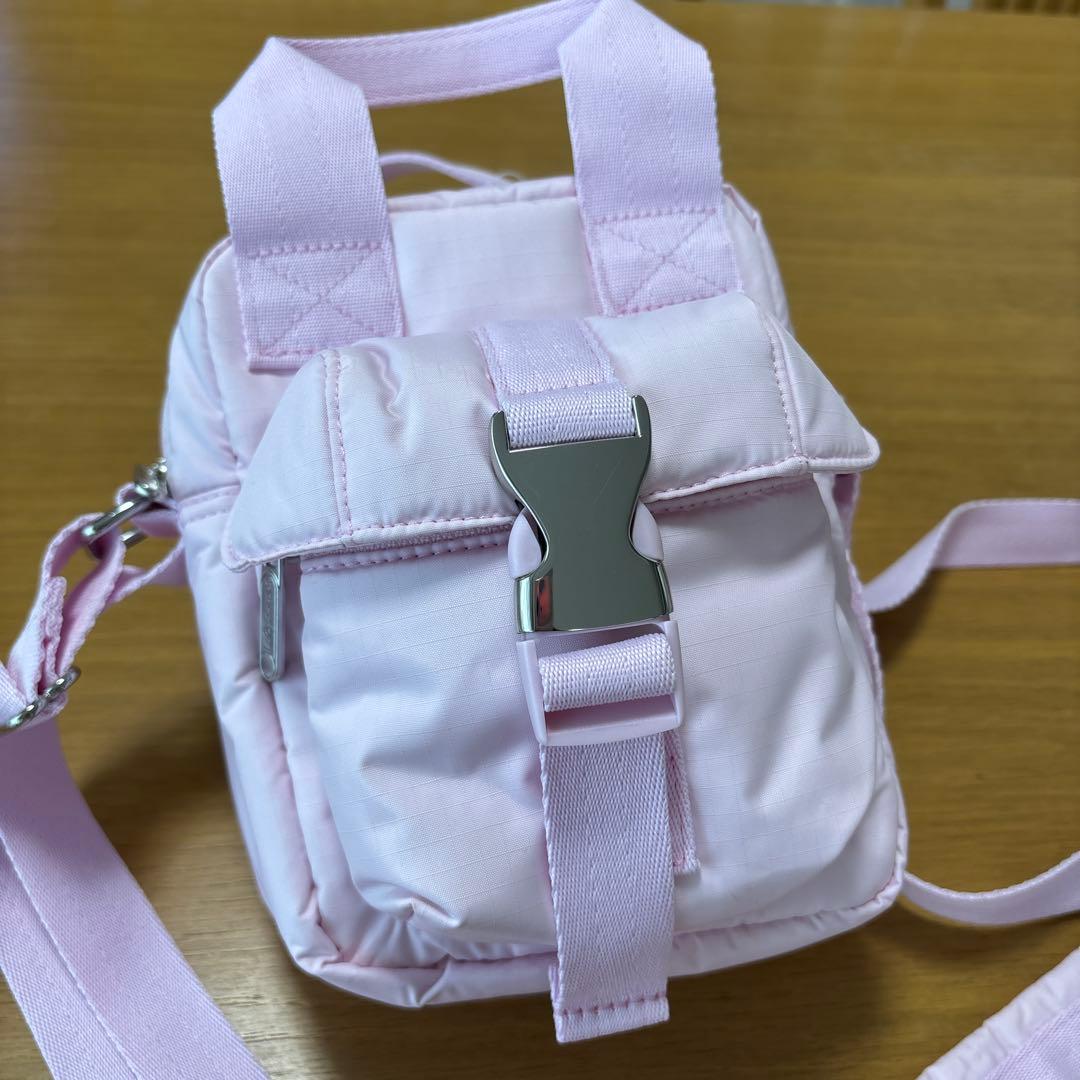 レスポートサック 神崎恵さんコラボ パフィミニバッグ ピンク ショルダーバッグ