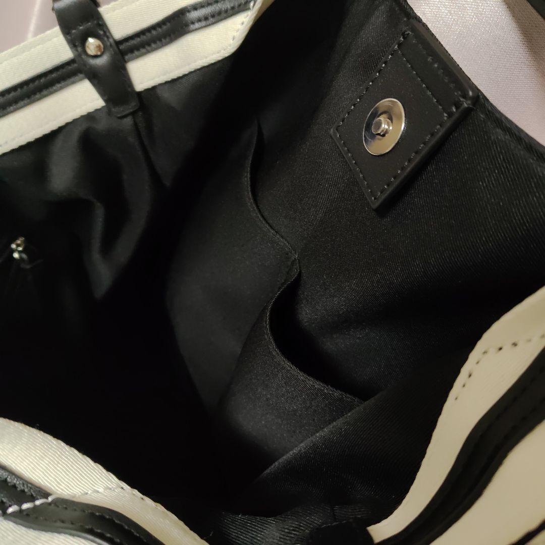 TOPKAPI ストライプハンドル ナイロン 2way トートバッグ A4対応