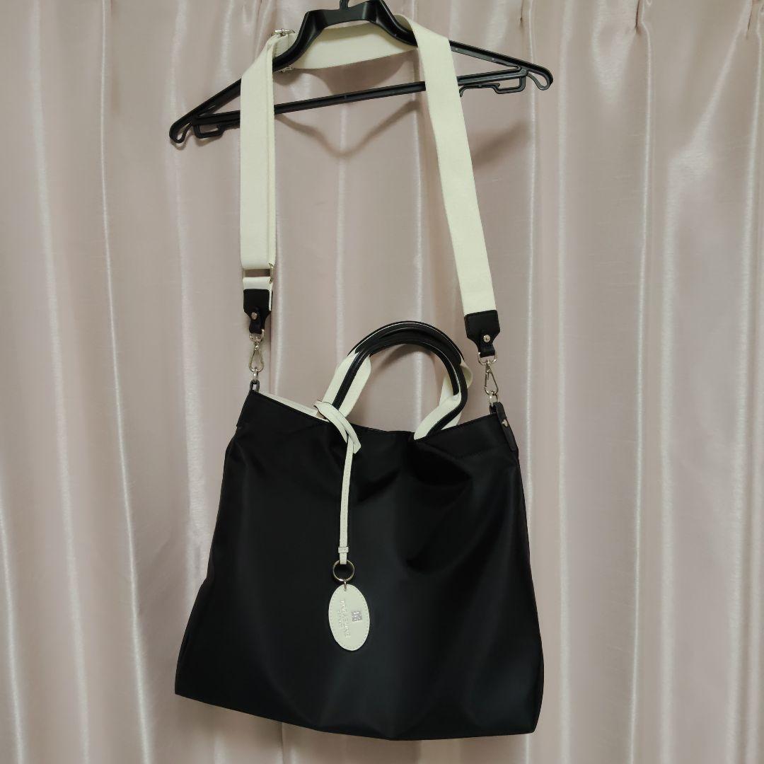 TOPKAPI ストライプハンドル ナイロン 2way トートバッグ A4対応