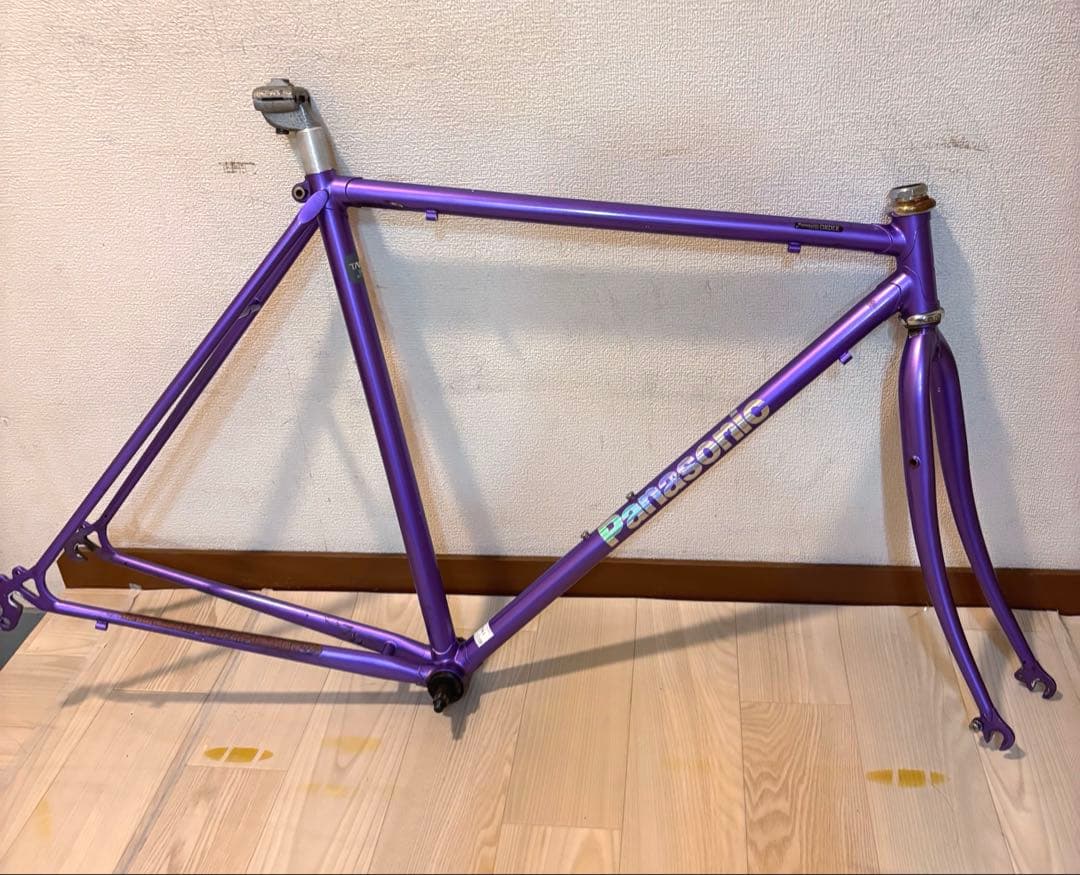 パナモリ　クロモリ　ロードバイク　フレームセット