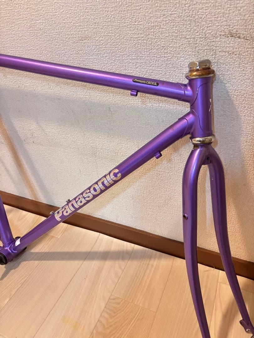 パナモリ　クロモリ　ロードバイク　フレームセット