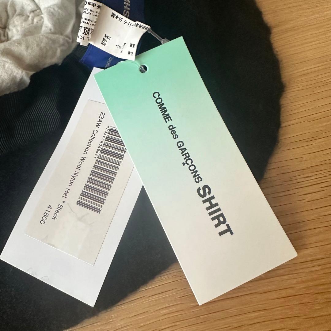 【新品タグ付き】コムデギャルソン バケットハット バケハ 黒