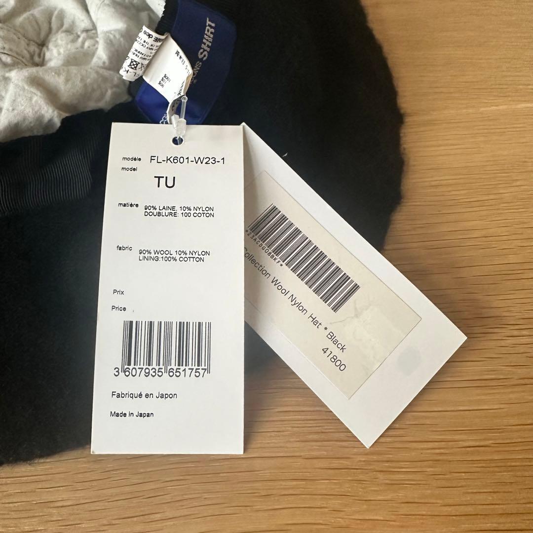 【新品タグ付き】コムデギャルソン バケットハット バケハ 黒