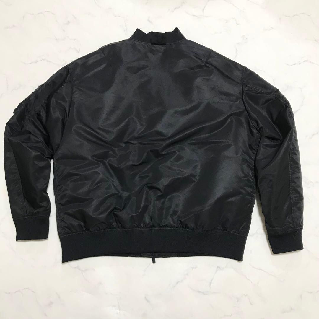 【美品】【XXLサイズ】ユニクロ +Jハイブリッドダウンオーバーサイズ MA-1