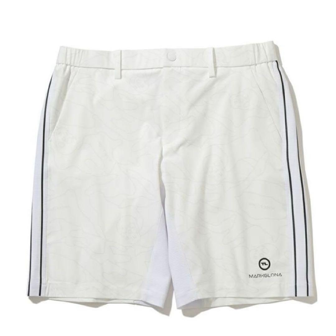 新品 ★ MARK&LONA ショーツ 白 マーク＆ロナ ハーフパンツ