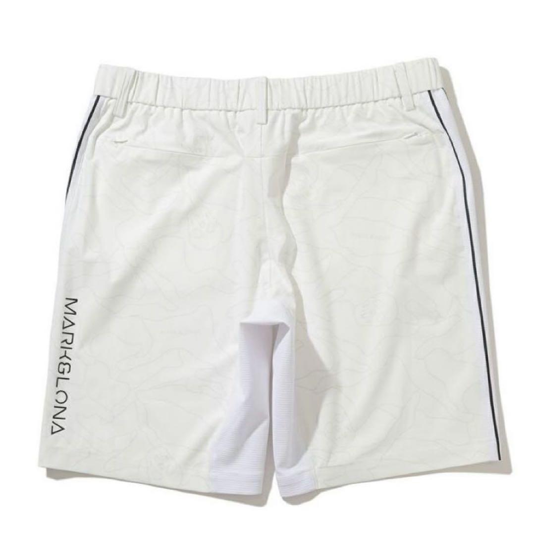新品 ★ MARK&LONA ショーツ 白 マーク＆ロナ ハーフパンツ