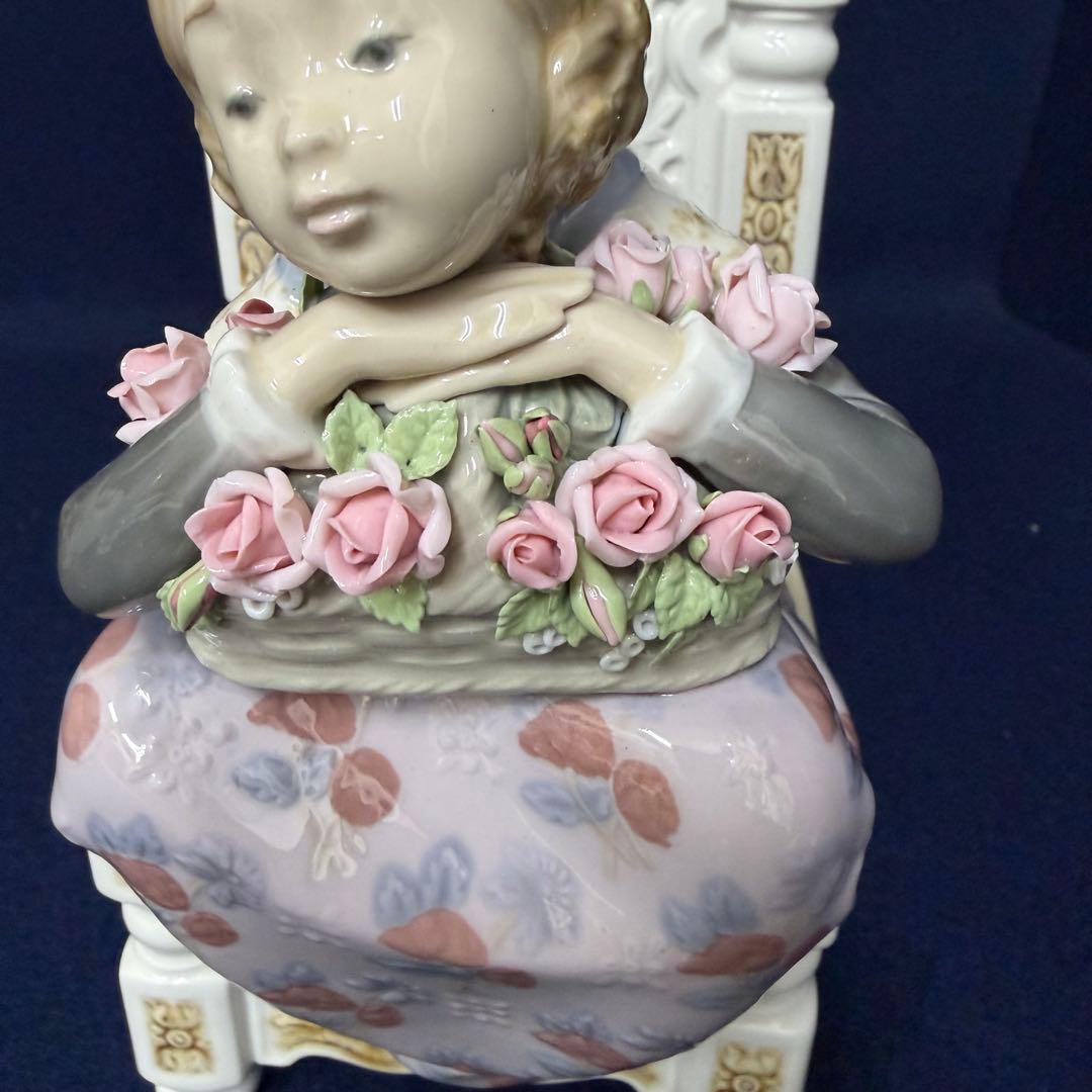LLADRO リヤドロ バレンシアの少女（花かご）1398 フィギュリン 箱付