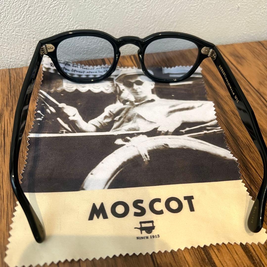 MOSCOT LEMTOSH サングラス 46 ブラック ブルーレンズ
