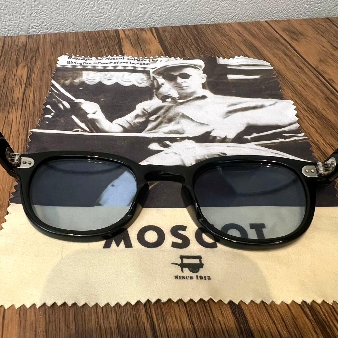 MOSCOT LEMTOSH サングラス 46 ブラック ブルーレンズ
