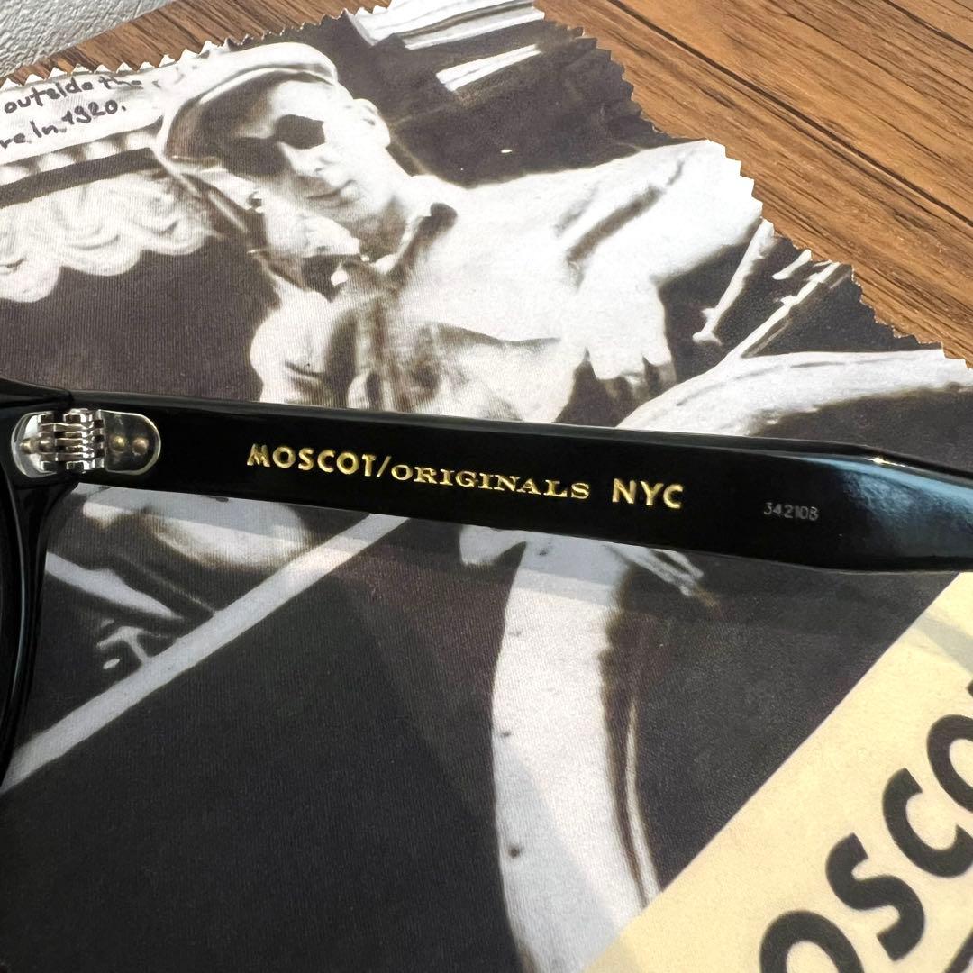 MOSCOT LEMTOSH サングラス 46 ブラック ブルーレンズ