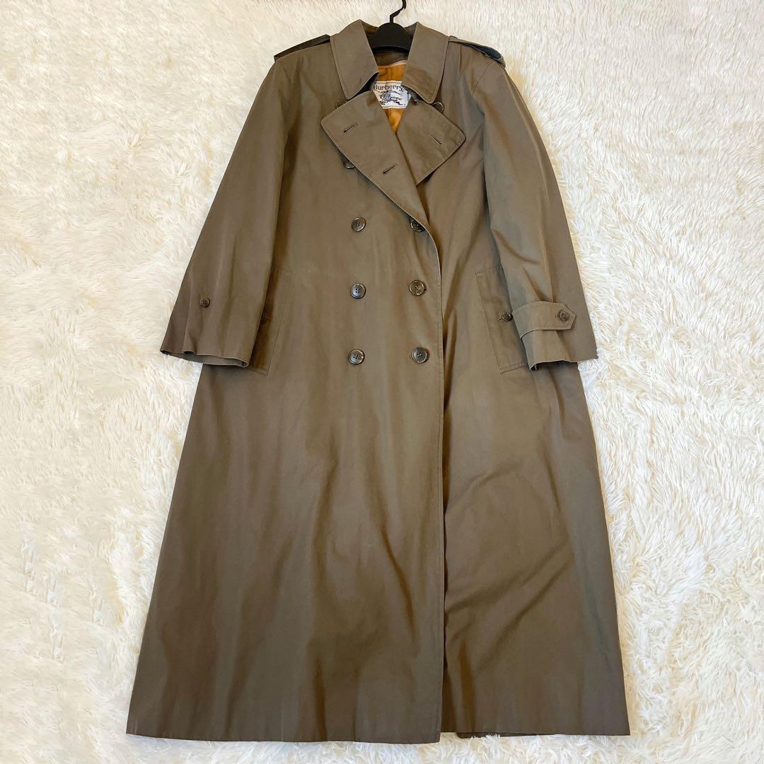 美品　大きいサイズ　バーバリー　トレンチコート　カーキ　ライナー　ノバチェック