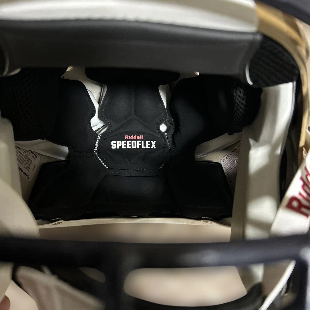 Riddell ゴールド アメリカンフットボールヘルメット　S