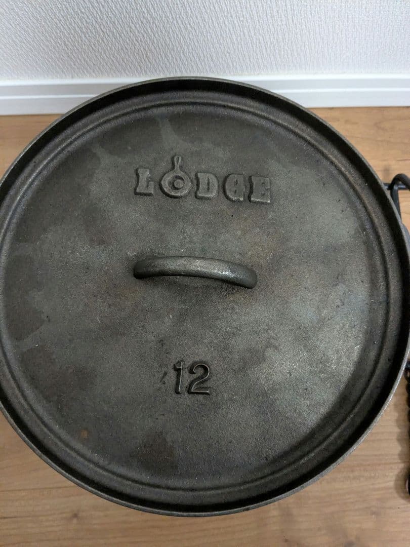 LODGE（ロッジ）　キャンプオーヴン　12インチDEEP　ダッチオーブン