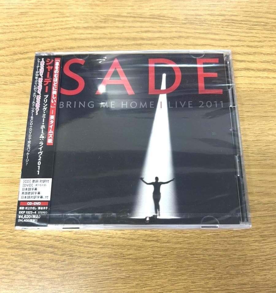 新品　Sade Bring Me : Live 2011 未開封