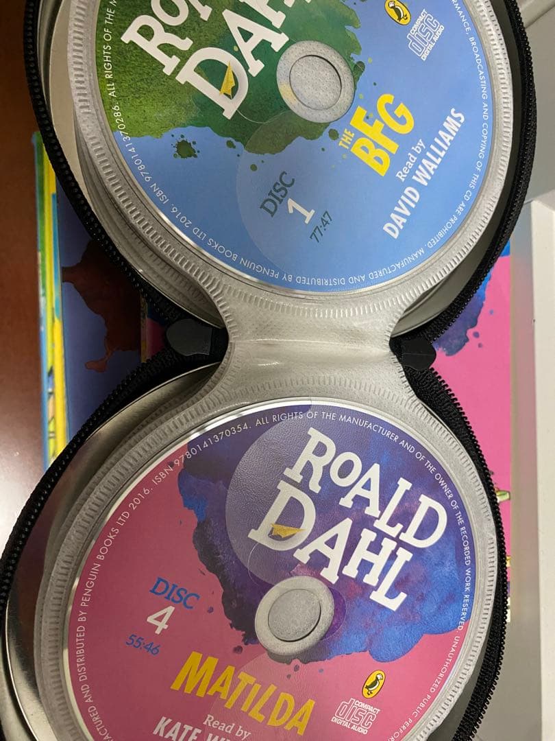 Roald Dahl オーディオブックセット 本9冊+CD29枚