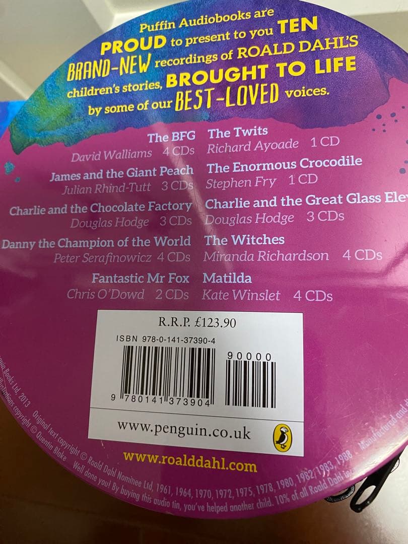 Roald Dahl オーディオブックセット 本9冊+CD29枚